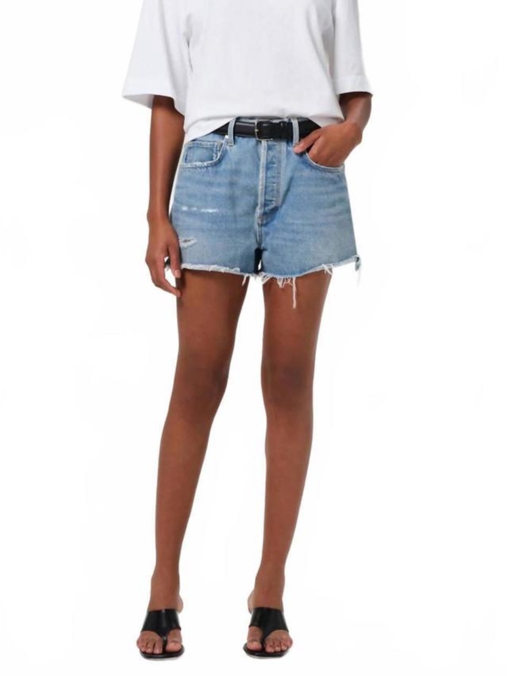 👖 Citizens of Humanity Marlowe Seltzer Premium Vintage Shorts Sz 27 ✨ - Picture 1 of 12